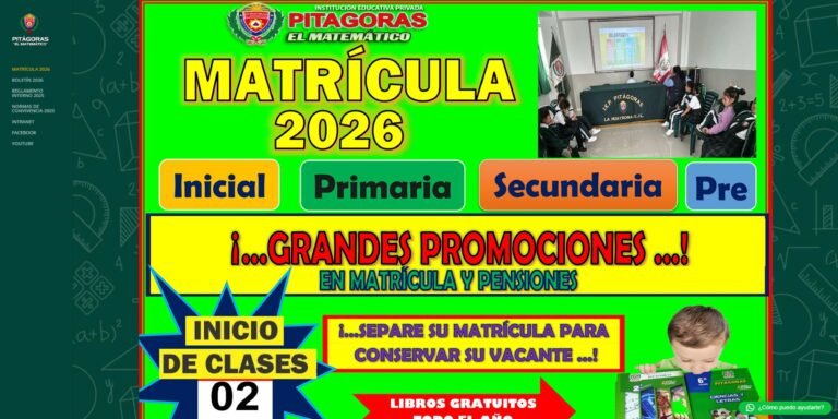 COLEGIO PITAGORAS VERDE SJL